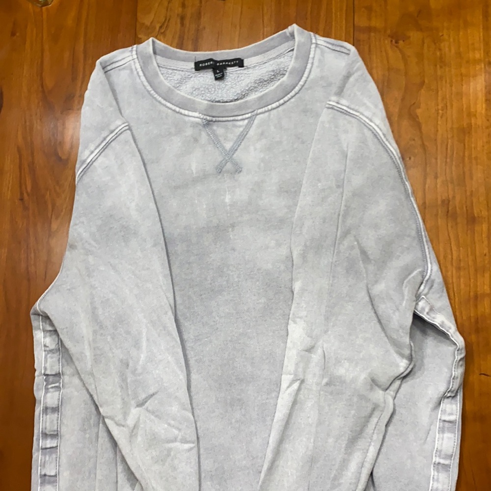 Robert Barakett Grey Wash Pull Over
